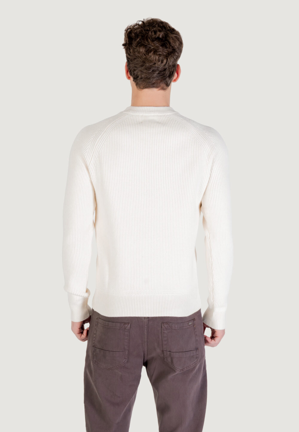 Maglione Gianni Lupo M. GIROCOLLO Panna - Foto 4