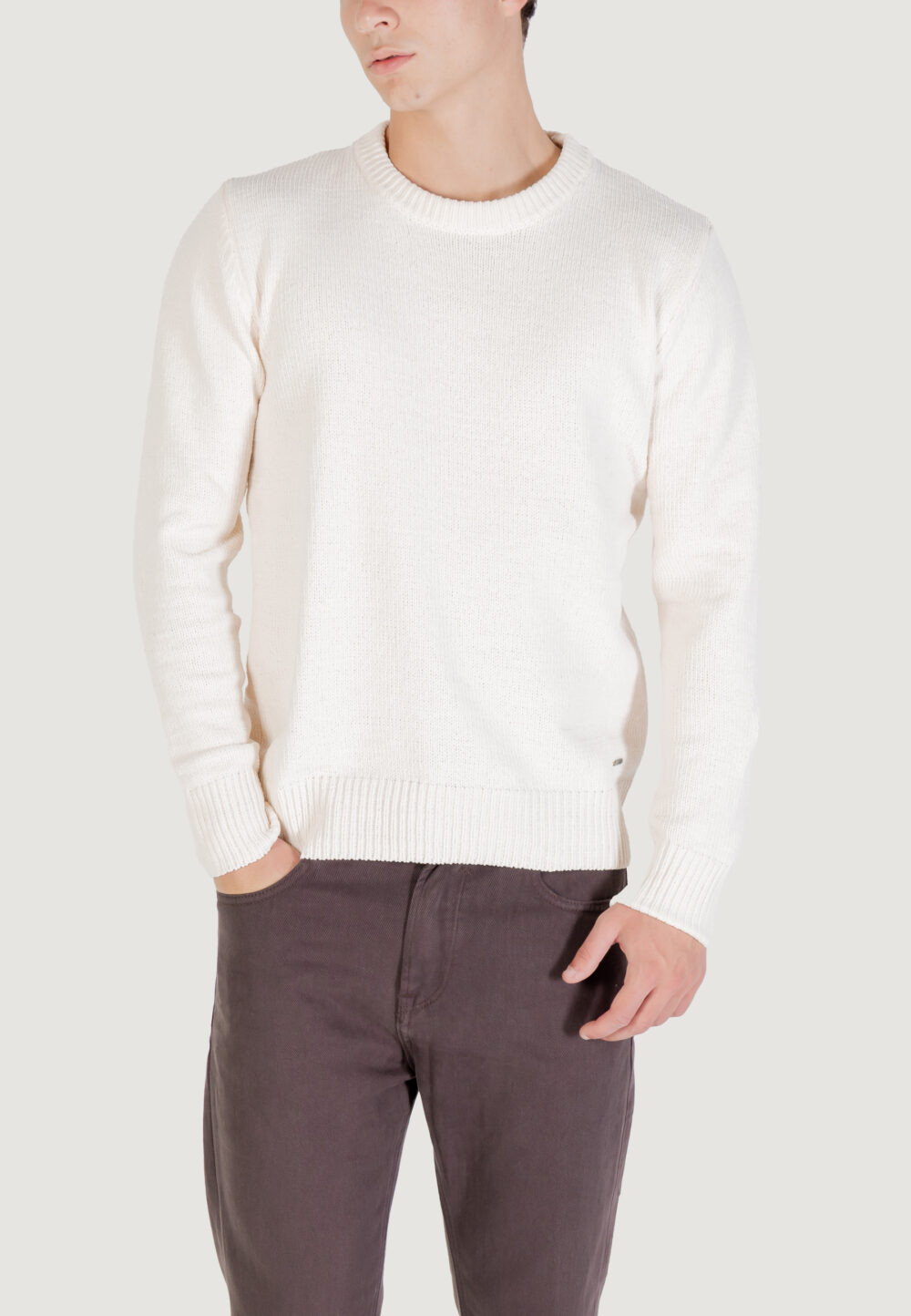 Maglione Gianni Lupo M. GIROCOLLO Panna - Foto 1