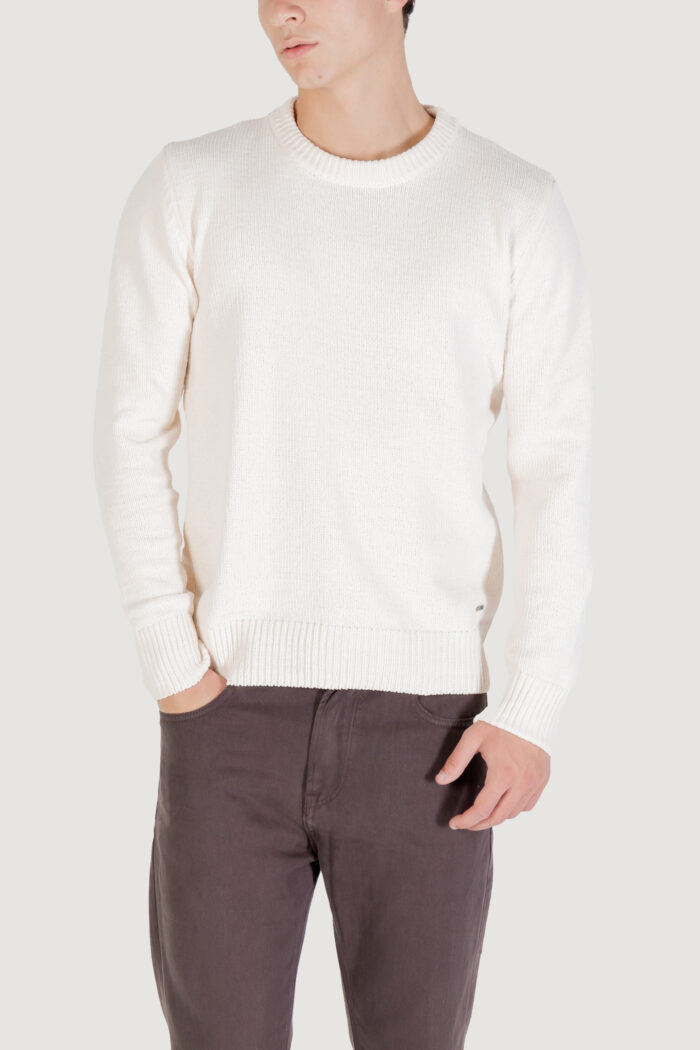 Maglione Gianni Lupo M. GIROCOLLO Panna – GL535S-F25
