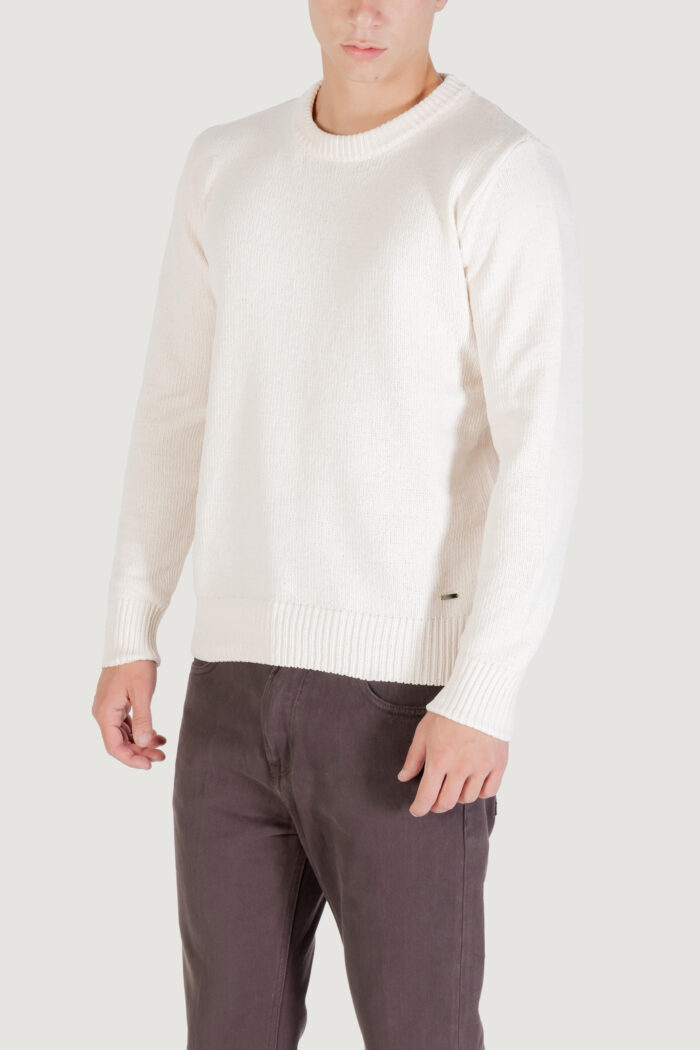 Maglione Gianni Lupo M. GIROCOLLO Panna – GL535S-F25