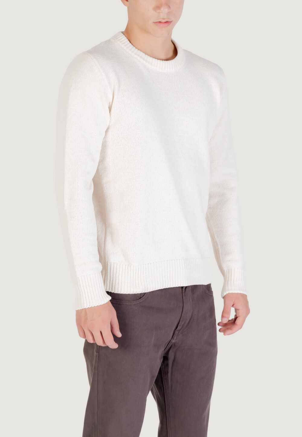 Maglione Gianni Lupo M. GIROCOLLO Panna - Foto 3