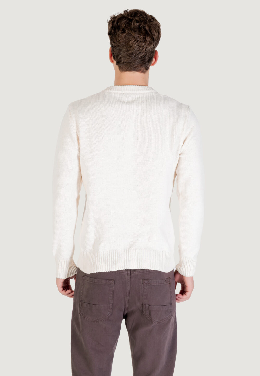 Maglione Gianni Lupo M. GIROCOLLO Panna - Foto 4