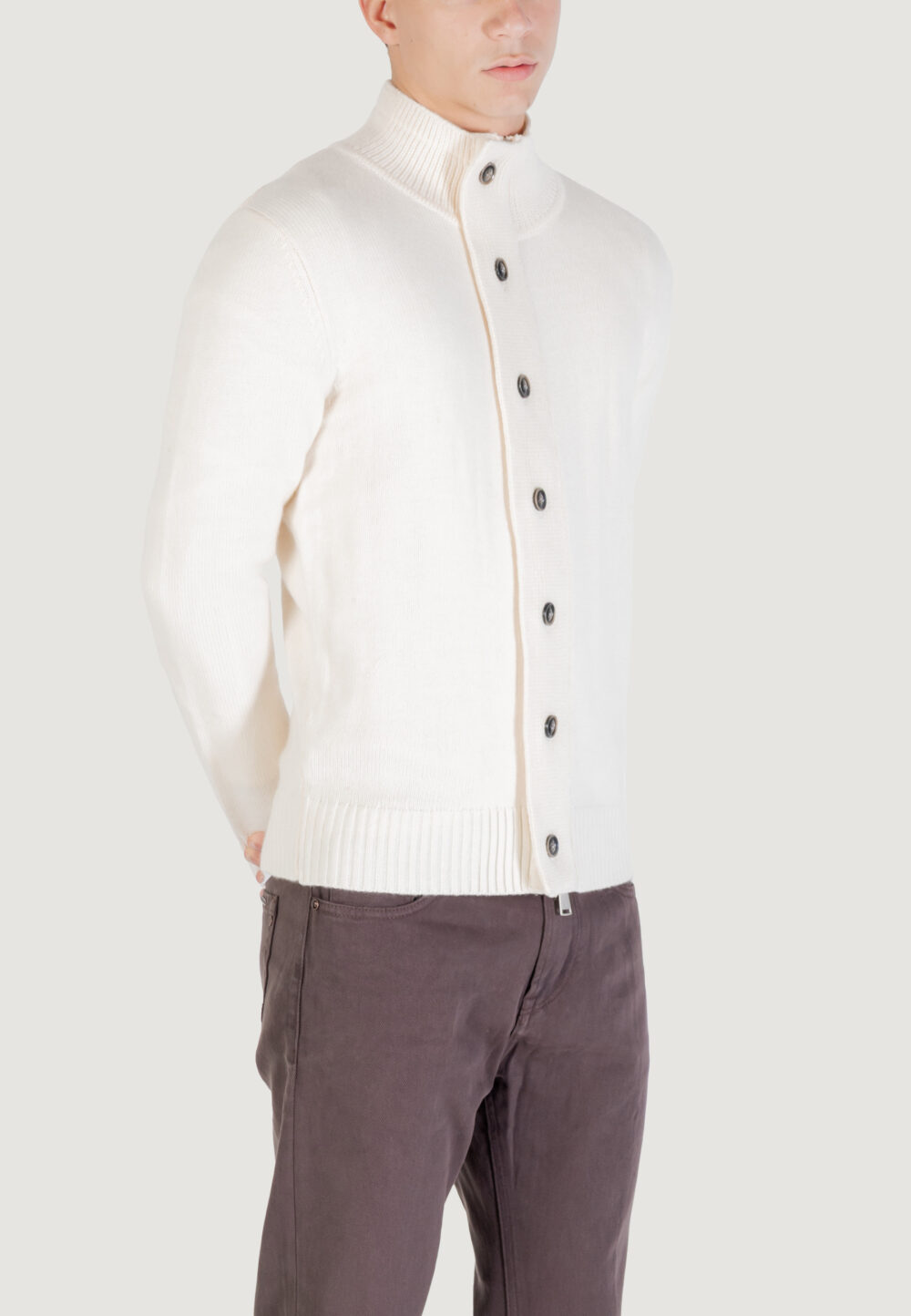 Maglione Gianni Lupo MAGLIERIA CASUAL Panna - Foto 2
