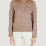 Maglione Jacqueline de Yong Jdyamina L/S O-Neck Sequin Pullover Knt Beige - Foto 5