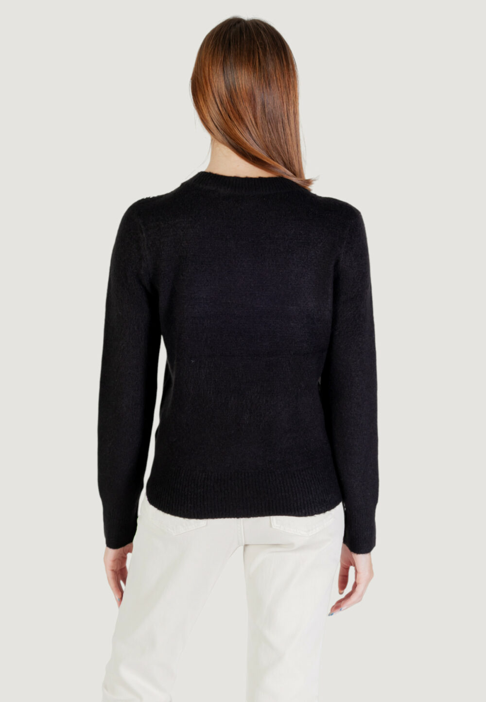 Maglione Jacqueline de Yong Jdyamina L/S O-Neck Sequin Pullover Knt Nero - Foto 4