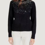 Maglione Jacqueline de Yong Jdyamina L/S O-Neck Sequin Pullover Knt Nero - Foto 5
