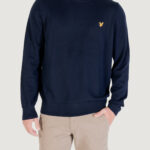 Maglione Lyle & Scott Cotton Merino Crew Neck Jumper Blue scuro - Foto 1