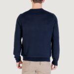 Maglione Lyle & Scott Cotton Merino Crew Neck Jumper Blue scuro - Foto 5