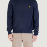 Maglione Lyle & Scott Lambswool Blend Crew Neck Jump Blue scuro - Foto 1