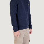 Maglione Lyle & Scott Lambswool Blend Crew Neck Jump Blue scuro - Foto 3
