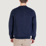 Maglione Lyle & Scott Lambswool Blend Crew Neck Jump Blue scuro - Foto 5