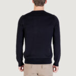 Maglione Lyle & Scott Cotton Merino Crew Neck Jumper Nero - Foto 5