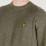 Maglione Lyle & Scott Lambswool Blend Crew Neck Jump Verde - Foto 2