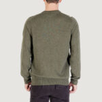Maglione Lyle & Scott Lambswool Blend Crew Neck Jump Verde - Foto 5
