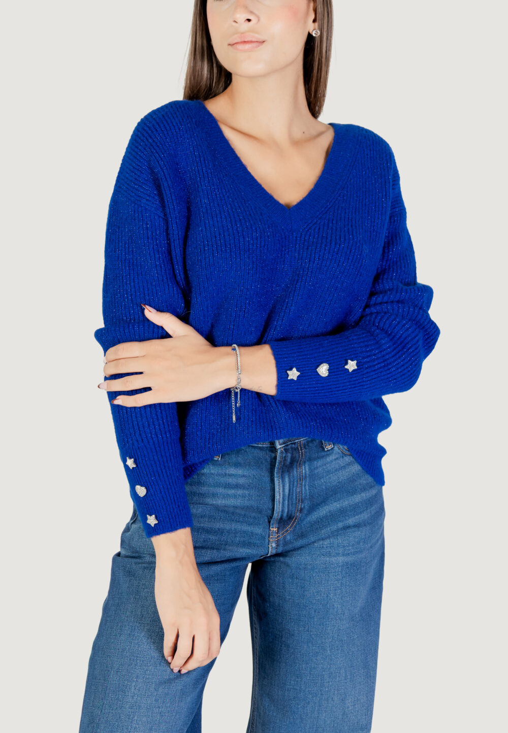Maglione Morgan De Toi  Azzurro - Foto 1