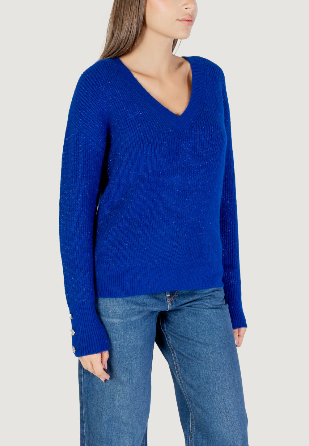 Maglione Morgan De Toi  Azzurro - Foto 3