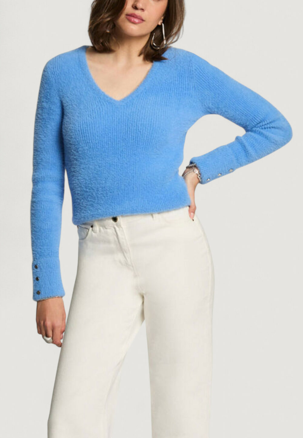 Maglione Morgan De Toi  Celeste - Foto 1