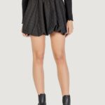 Minigonna Jacqueline de Yong Jdyskye Hw Bubblehem Emb. Skirt Wvn Nero - Foto 1