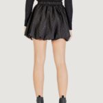 Minigonna Jacqueline de Yong Jdyskye Hw Bubblehem Emb. Skirt Wvn Nero - Foto 4