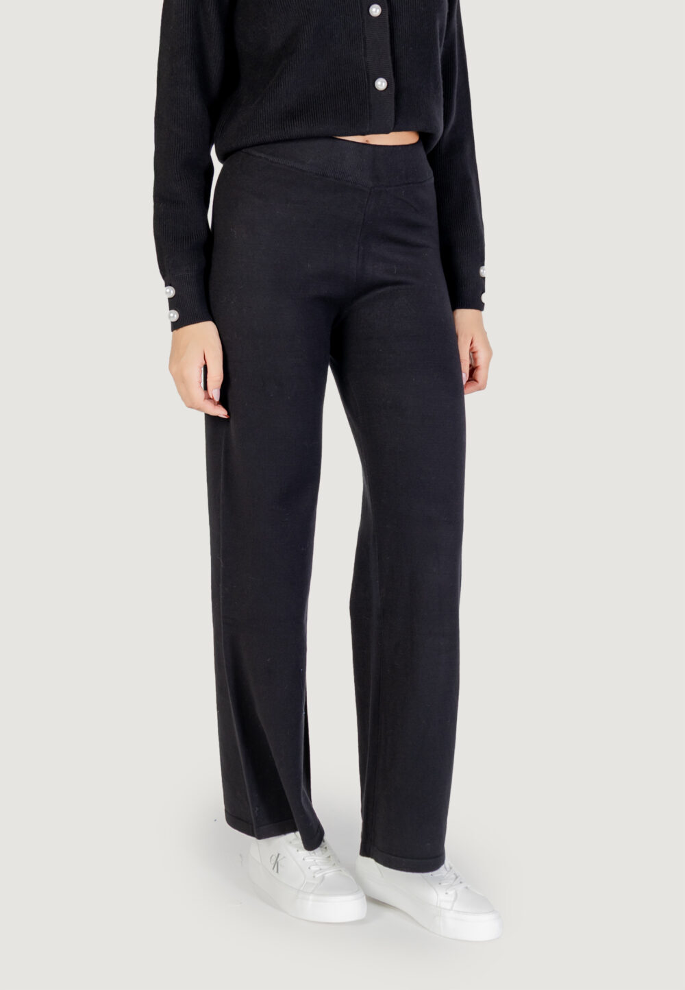 Pantaloni a palazzo Choral  Nero - Foto 4