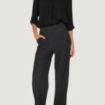 Pantaloni a palazzo Jacqueline de Yong Jdymary Geggo One Lurex  Pant Jrs Nero - Foto 3