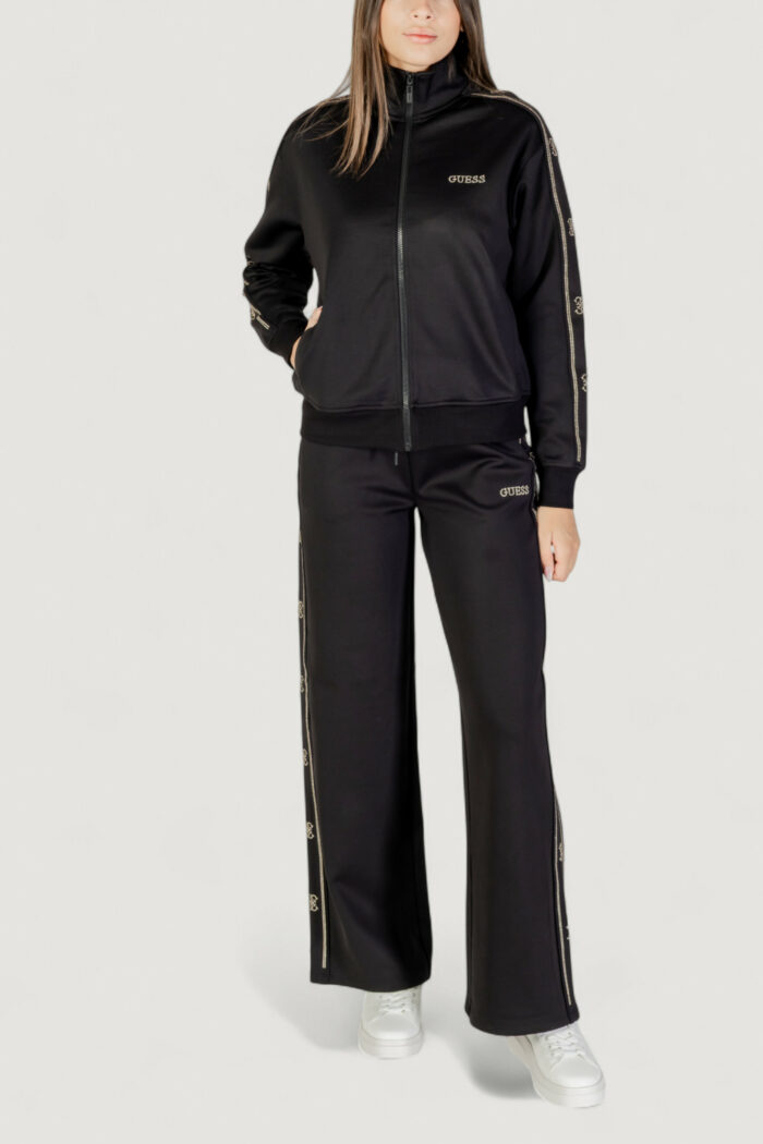 Pantaloni bootcut Guess Active OCTAVIA WIDE LEG PANTS Nero