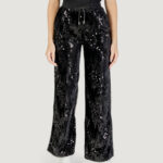 Pantaloni bootcut Guess Active SEQUINS WIDE LEG PANTS Nero - Foto 1