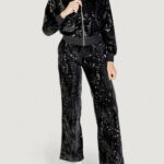 Pantaloni bootcut Guess Active SEQUINS WIDE LEG PANTS Nero - Foto 2