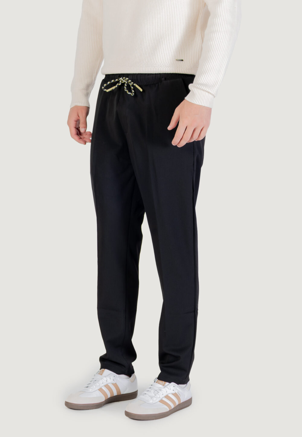 Pantaloni Gianni Lupo LEONARD Nero - Foto 2
