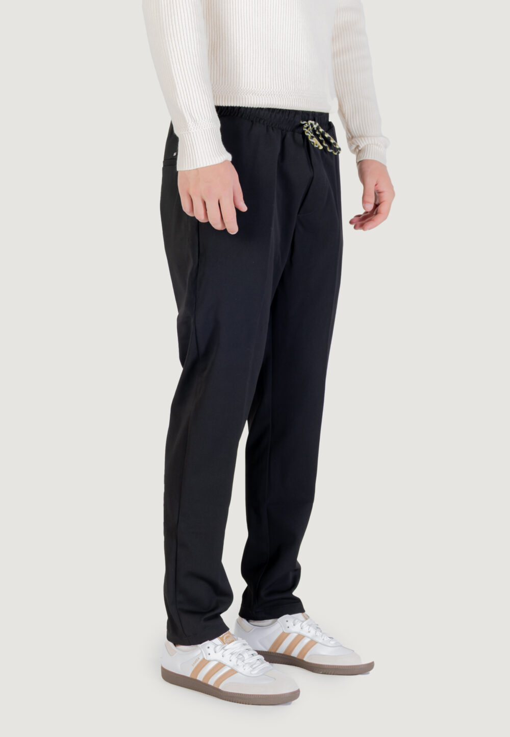 Pantaloni Gianni Lupo LEONARD Nero - Foto 3