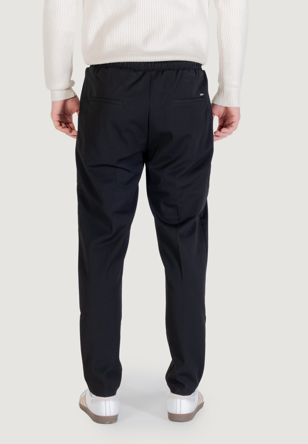 Pantaloni Gianni Lupo LEONARD Nero - Foto 4