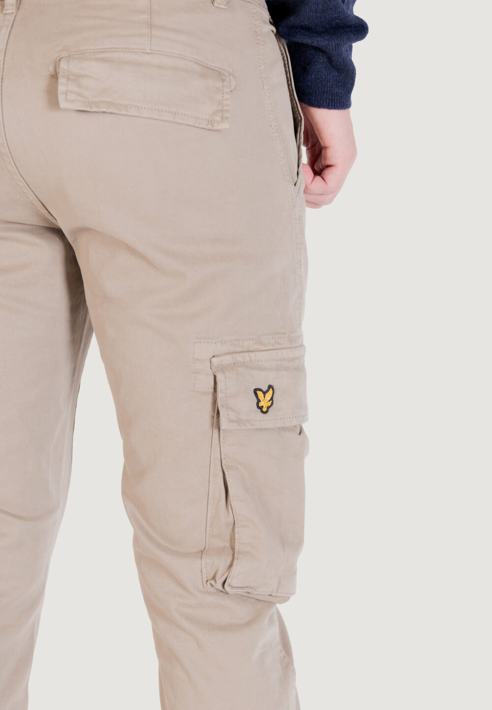 Pantaloni Lyle & Scott CARGO PANTS Beige - Foto 4