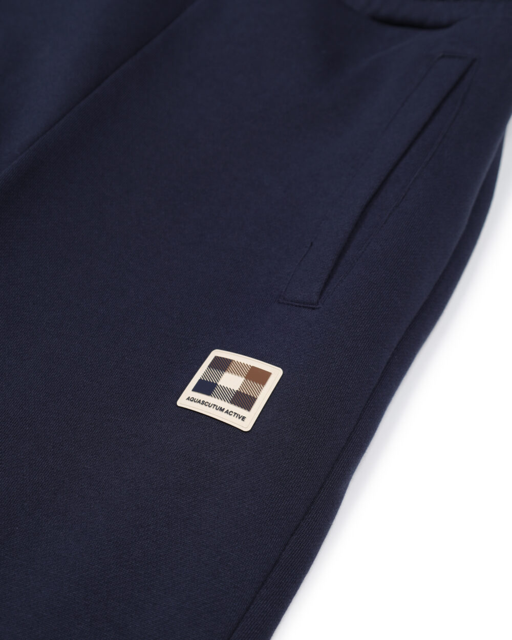 Pantaloni sportivi Aquascutum Active RUBBER PATCH TRACK PANT Blu - Foto 3