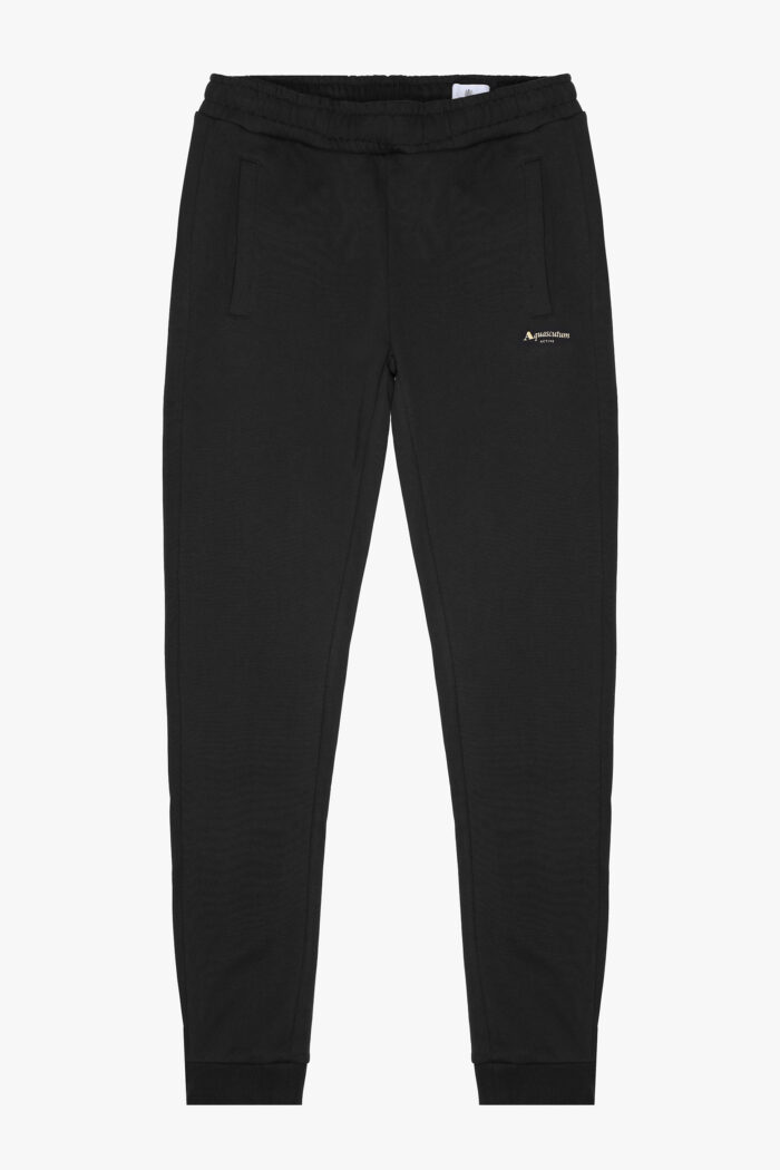 Pantaloni sportivi Aquascutum Active SMALL LOGO TRACK PANT Nero – AW_ICON_TR001