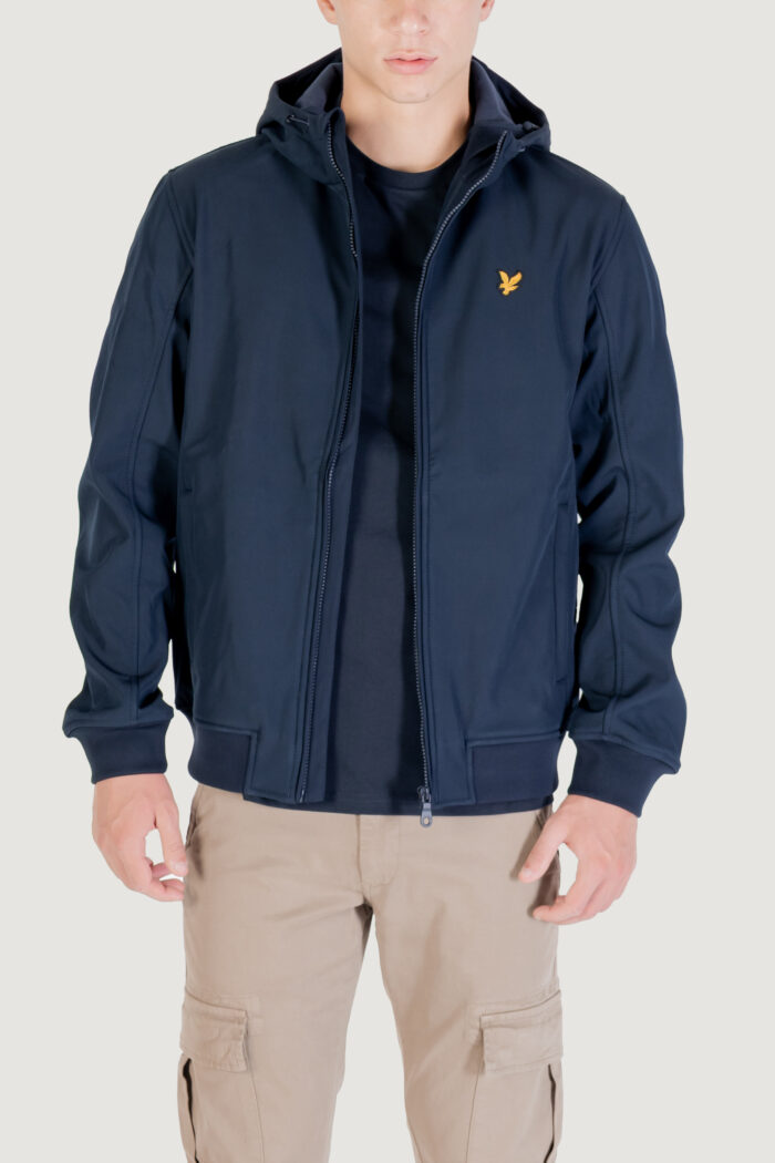 Parka Lyle & Scott Fleece Back Softshell Blue scuro – JK2110V