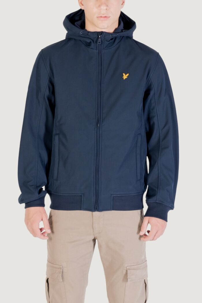 Parka Lyle & Scott Fleece Back Softshell Blue scuro