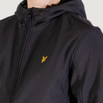 Parka Lyle & Scott Fleece Back Softshell Nero - Foto 2