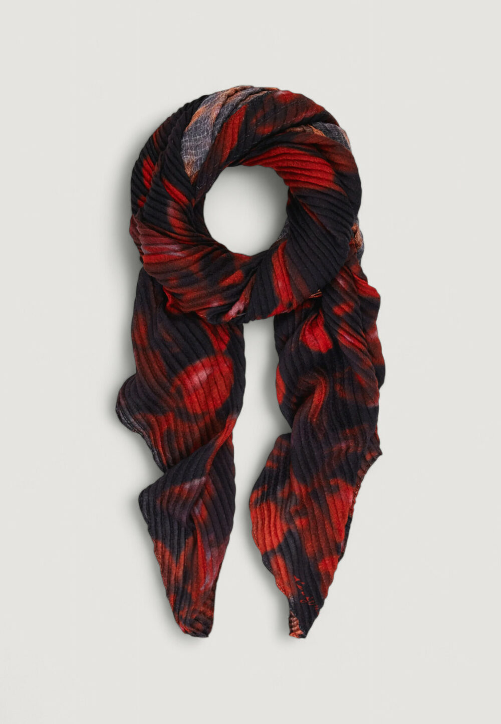 Pashmina Desigual FOU_RED REVOLUTION Nero - Foto 2