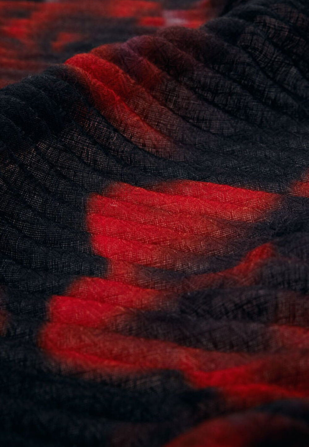 Pashmina Desigual FOU_RED REVOLUTION Nero - Foto 4