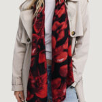 Pashmina Desigual FOU_RED REVOLUTION Nero - Foto 3