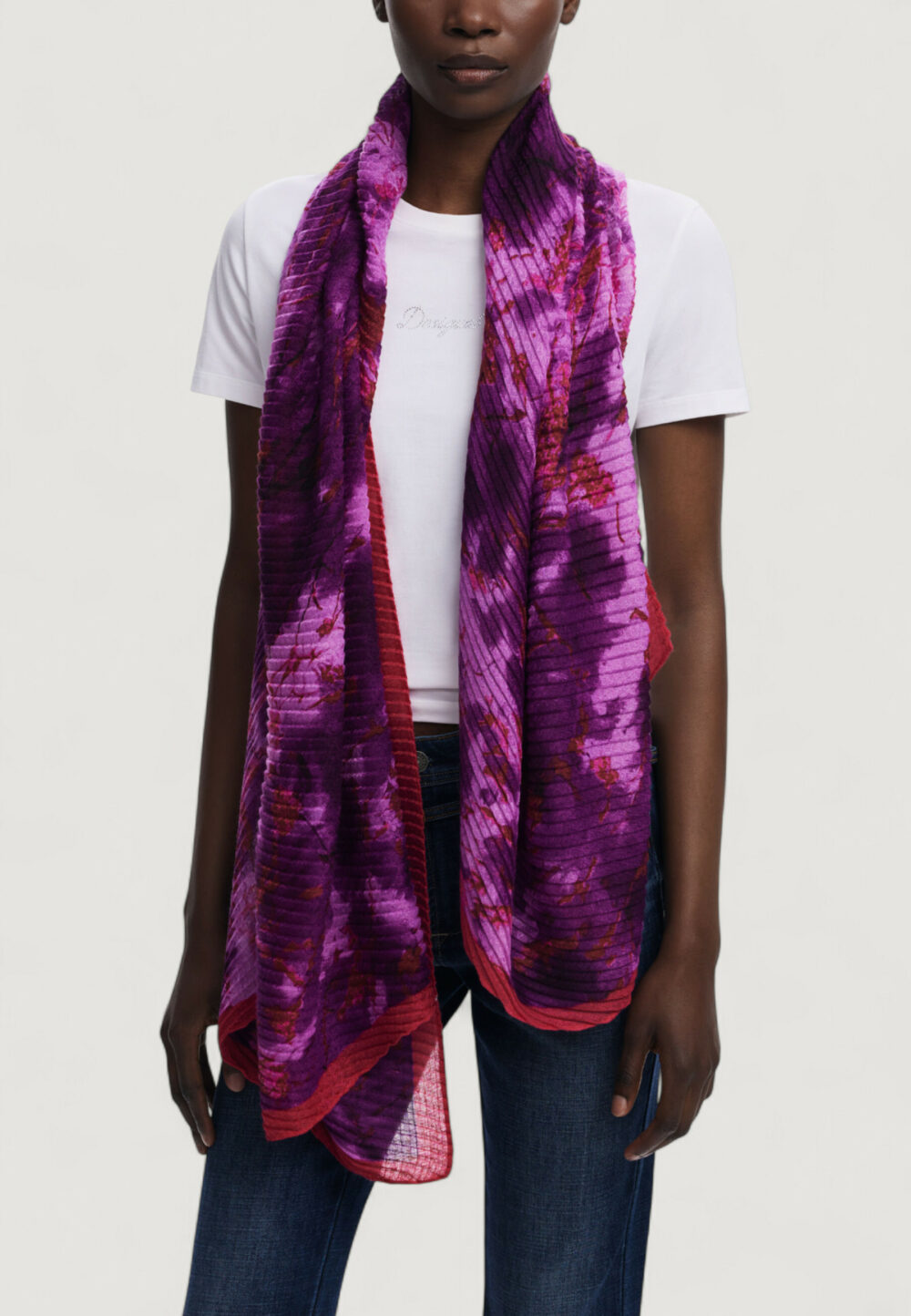Pashmina Desigual FOU_ALINA Viola - Foto 3