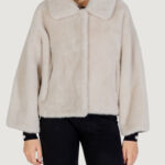 Pelliccia ecologica Choral  Beige chiaro - Foto 1