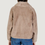 Pelliccia ecologica Choral  Beige scuro - Foto 4