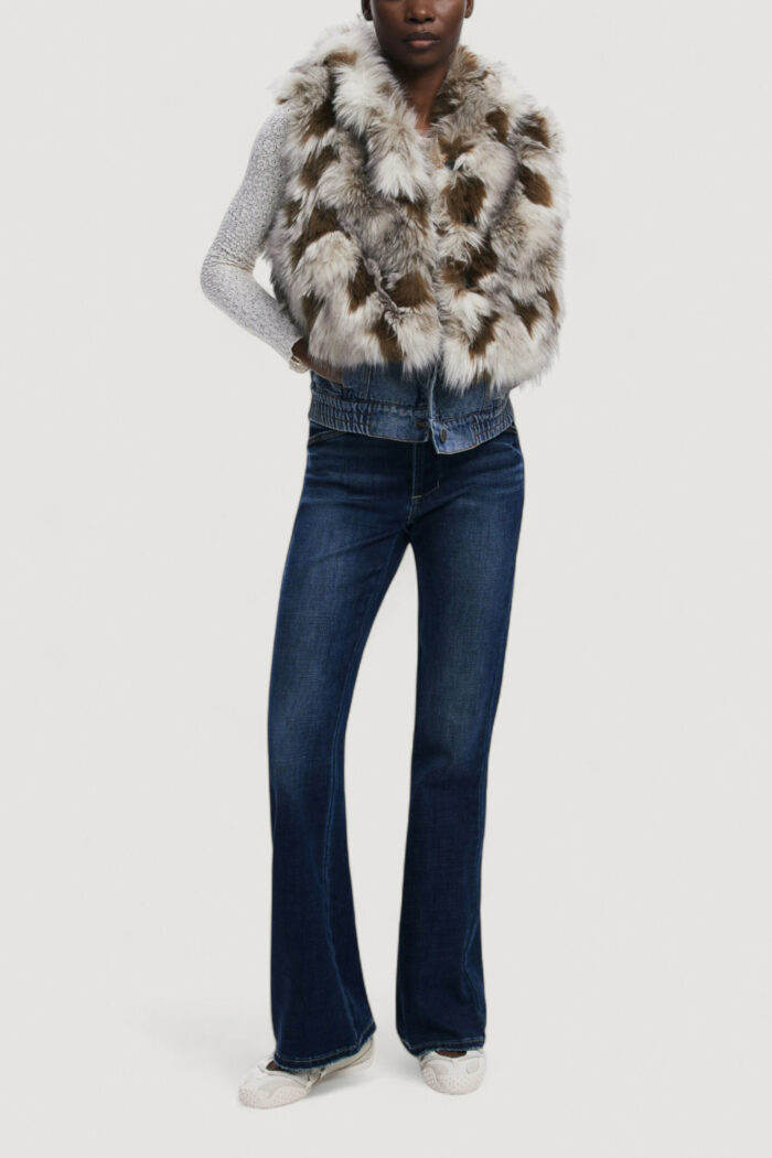 Pelliccia ecologica Desigual CHAQ_BUNNY Beige – 25WWEW57