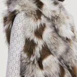 Pelliccia ecologica Desigual CHAQ_BUNNY Beige - Foto 3