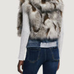 Pelliccia ecologica Desigual CHAQ_BUNNY Beige - Foto 4