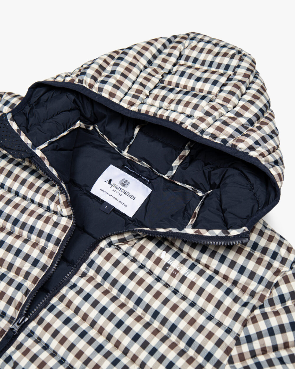 Piumino Aquascutum Active HOODED 100gsm Beige - Foto 4