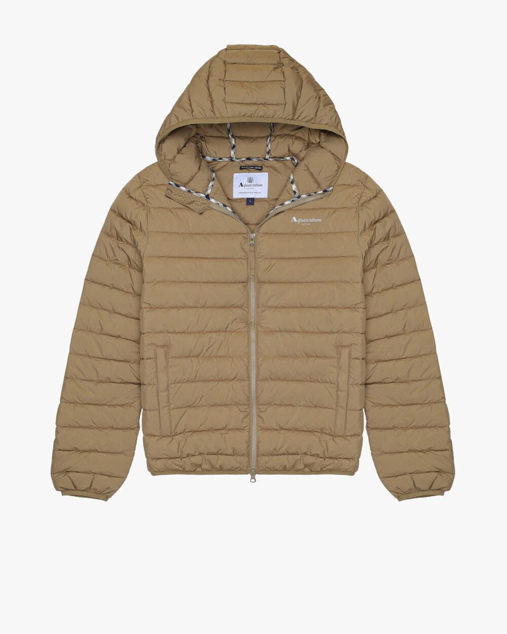 Piumino Aquascutum Active HOODED 100gsm Beige scuro - Foto 1