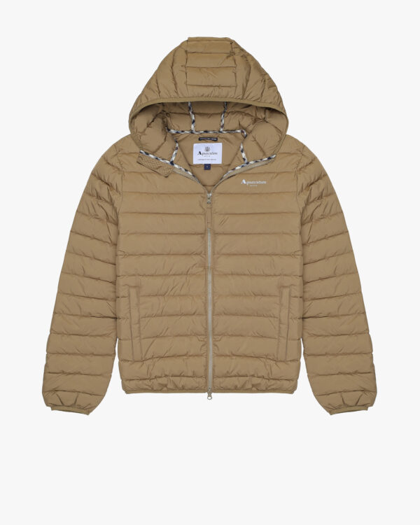 Piumino Aquascutum Active HOODED 100gsm Beige scuro - Foto 1