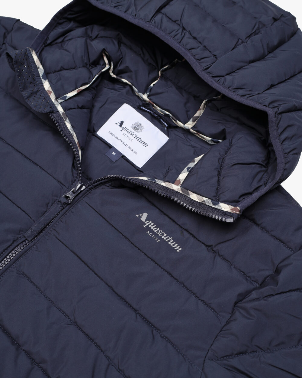 Piumino Aquascutum Active HOODED 100gsm Blu - Foto 2